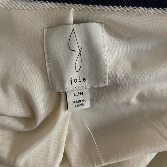 Joie NWOT Nautical Striped Boucle Sweater Knit Oversized Boyfriend Blazer Jacket - Picture 9 of 15